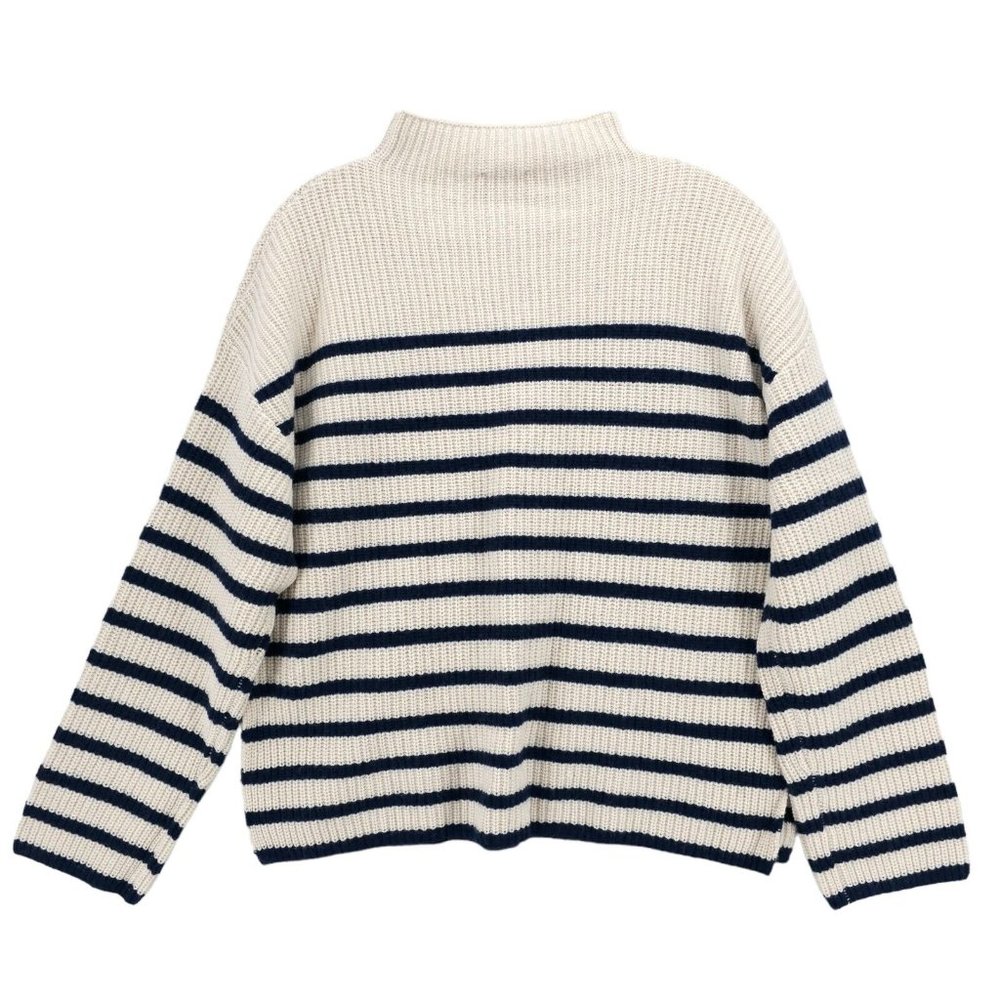 Nwt Rails Claudia Sweater Cream Navy Blue Stripe … - image 4